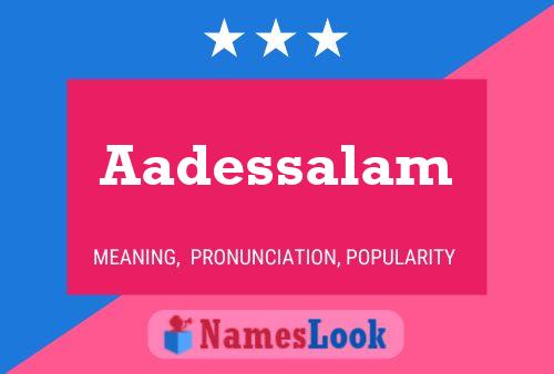 Aadessalam Naam Poster