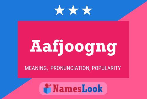 Aafjoogng Naam Poster