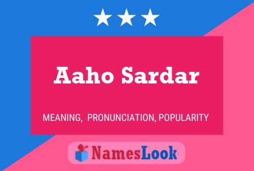 Aaho Sardar Naam Poster