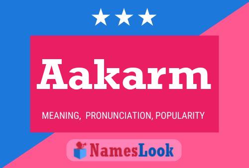 Aakarm Naam Poster