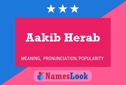 Aakib Herab Naam Poster