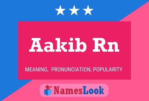 Aakib Rn Naam Poster