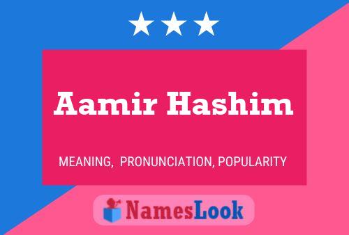 Aamir Hashim Naam Poster