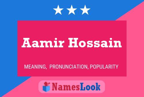 Aamir Hossain Naam Poster