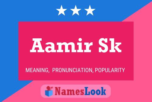 Aamir Sk Naam Poster