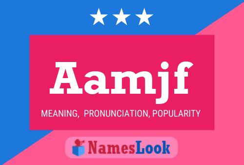 Aamjf Naam Poster