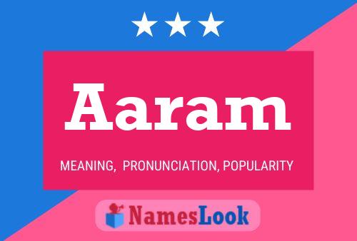 Aaram Naam Poster