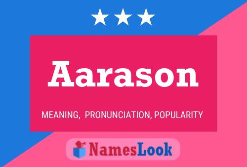 Aarason Naam Poster