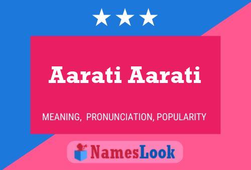 Aarati Aarati Naam Poster