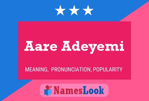 Aare Adeyemi Naam Poster