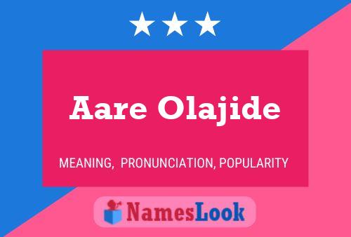 Aare Olajide Naam Poster