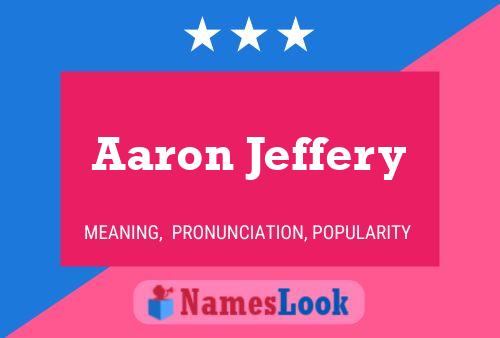 Aaron Jeffery Naam Poster