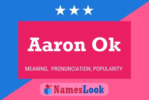 Aaron Ok Naam Poster