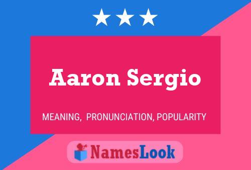 Aaron Sergio Naam Poster