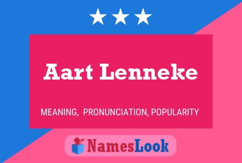 Aart Lenneke Naam Poster