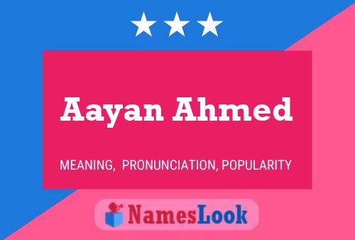 Aayan Ahmed Naam Poster