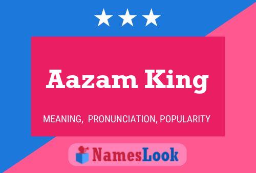 Aazam King Naam Poster