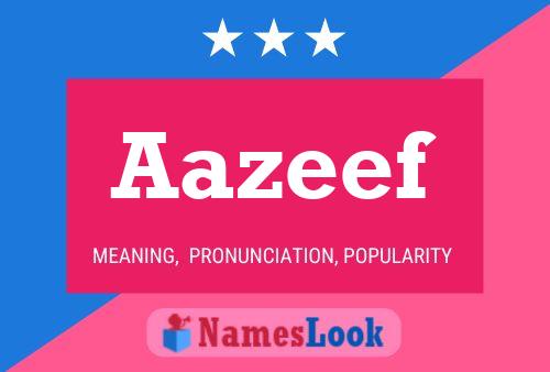 Aazeef Naam Poster