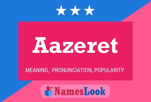 Aazeret Naam Poster