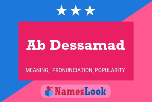 Ab Dessamad Naam Poster