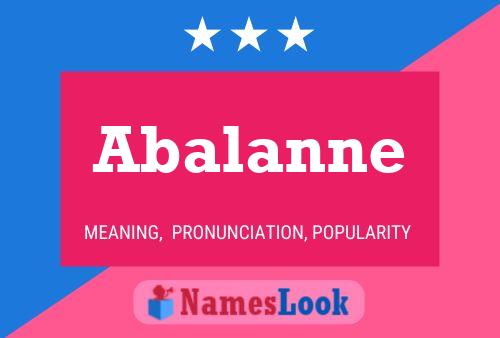 Abalanne Naam Poster