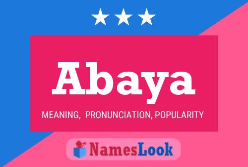 Abaya Naam Poster