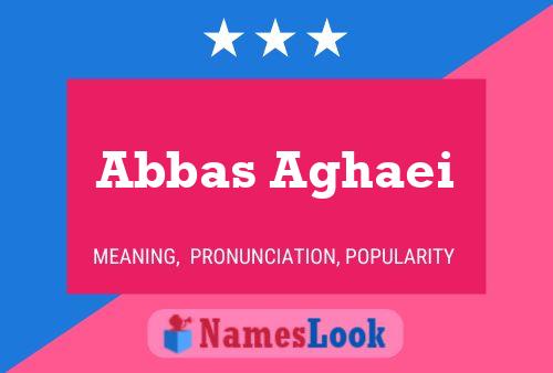 Abbas Aghaei Naam Poster