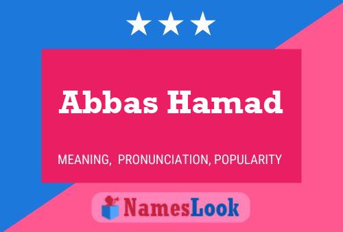 Abbas Hamad Naam Poster