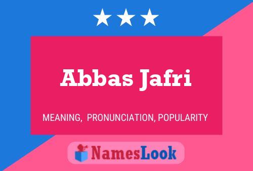 Abbas Jafri Naam Poster