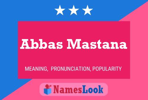 Abbas Mastana Naam Poster