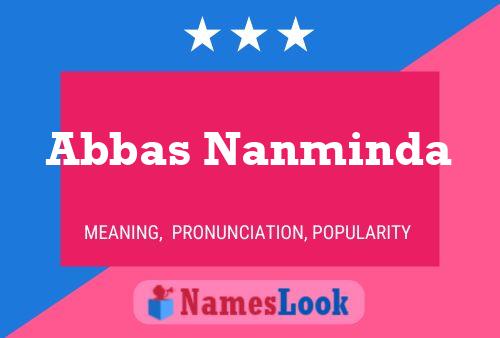 Abbas Nanminda Naam Poster