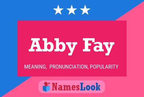 Abby Fay Naam Poster