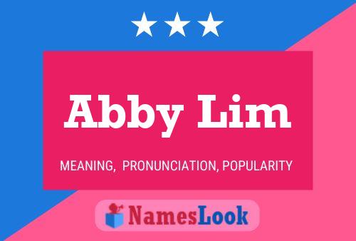 Abby Lim Naam Poster