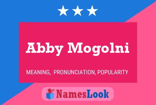 Abby Mogolni Naam Poster