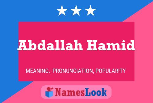 Abdallah Hamid Naam Poster