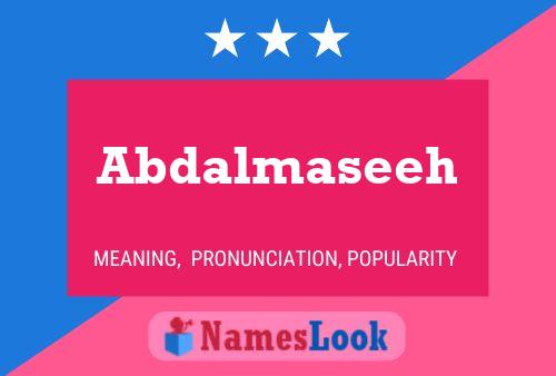 Abdalmaseeh Naam Poster