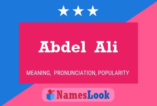 Abdel  Ali Naam Poster