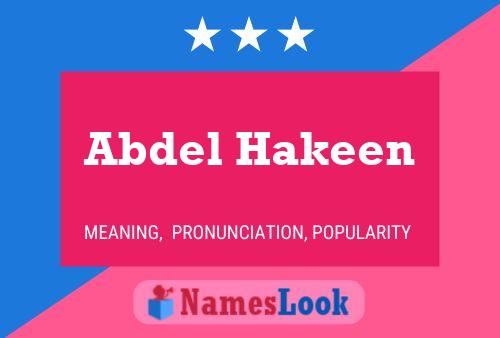 Abdel Hakeen Naam Poster