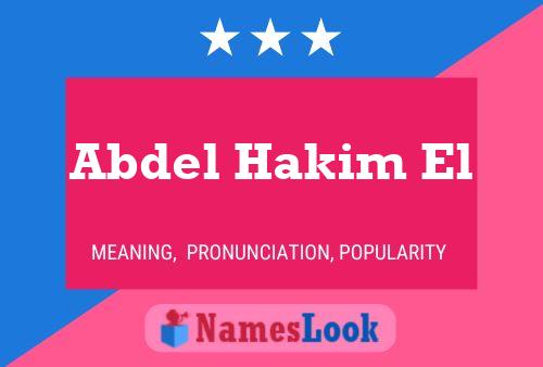 Abdel Hakim El Naam Poster