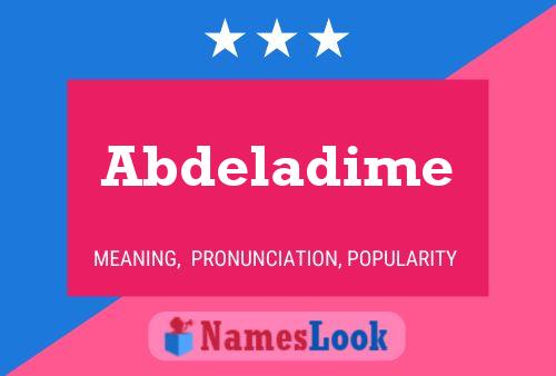 Abdeladime Naam Poster