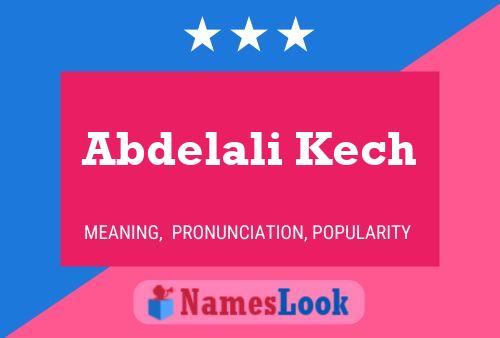 Abdelali Kech Naam Poster