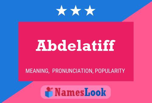 Abdelatiff Naam Poster