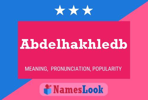 Abdelhakhledb Naam Poster