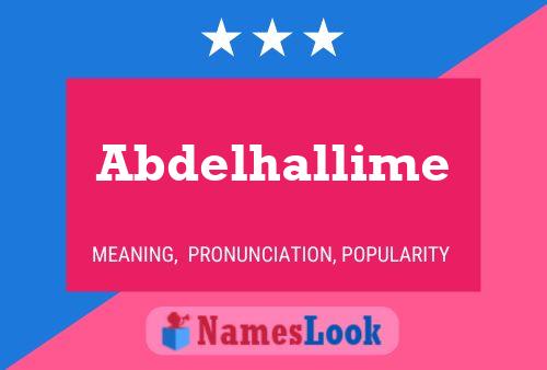 Abdelhallime Naam Poster