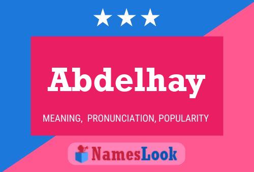 Abdelhay Naam Poster