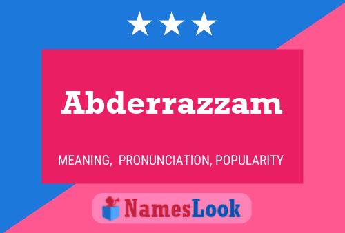 Abderrazzam Naam Poster