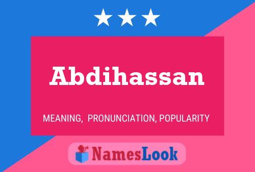 Abdihassan Naam Poster