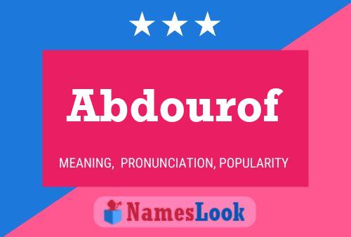 Abdourof Naam Poster