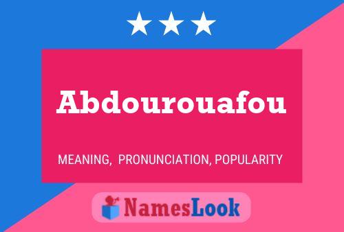 Abdourouafou Naam Poster