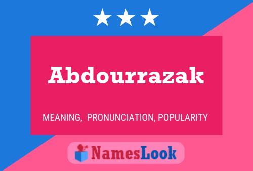 Abdourrazak Naam Poster